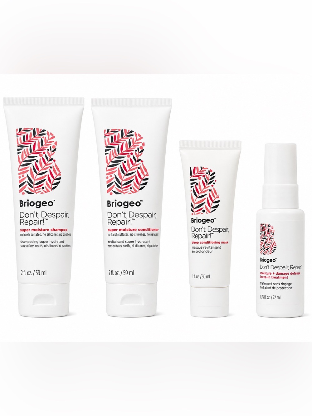 Briogeo Don't Despair, Repair! 4 Piece Mini Set BRAND NEW